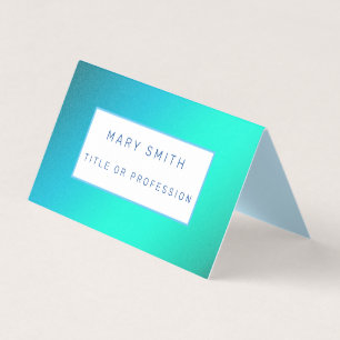 Tarjeta De Visita Heavenly Blue Luxury