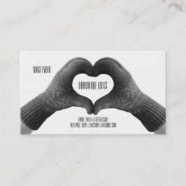 Tarjeta de visita hecha a mano de los puntos