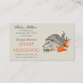 Tarjeta De Visita Hedgehog