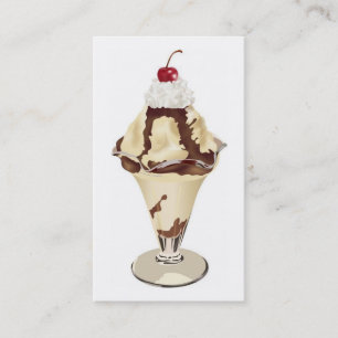 Tarjeta De Visita Helado del helado