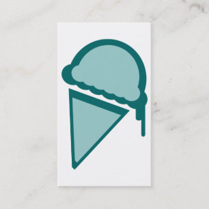 Tarjeta De Visita helado retro dripz