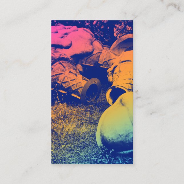 Tarjeta De Visita helados de verano de fibra de vidrio (Anverso)