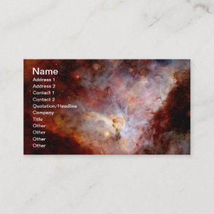 Tarjeta De Visita Hemisferio meridional de la nebulosa de Carina