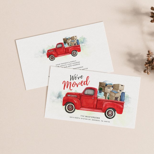 Tarjeta De Visita Hemos movido el cambio de dirección de la Invitaci (Subido por el creador)