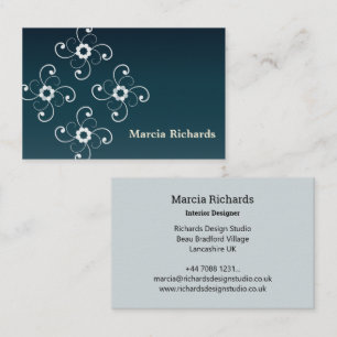 Tarjeta De Visita Henley Blue Business Card