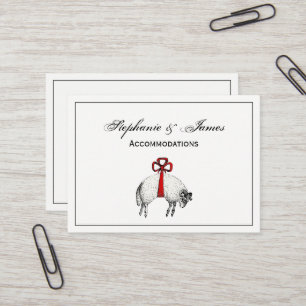Tarjeta De Visita Heraldic Bang Fleece Ram Sheep Escudo Emblem