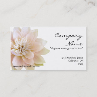 Tarjeta de visita hermosa de la flor de Lotus