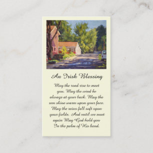 Tarjeta De Visita Hermosa escena de la calle comunitaria de Elsah