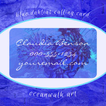 Hermosa flor de zafiro azul Dahlia