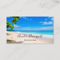 Hermosa foto soleada de playa tropical