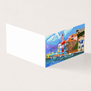 Tarjeta De Visita Hermosa Grecia