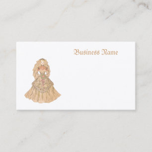 Tarjeta De Visita Hermosa novia vintage