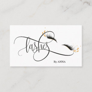 Tarjeta De Visita Hermosa pluma de larga extensión de ceniza
