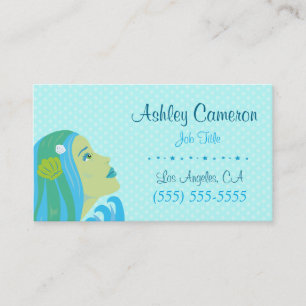 Tarjeta De Visita Hermosa sirena