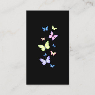 Tarjeta De Visita Hermosas Chicas mariposas mariposas