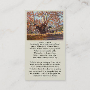 Tarjeta De Visita Hermoso Árbol de Celebración de la Vida Retrato Ta
