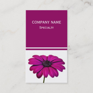 Tarjeta De Visita Hermoso Daisy Rosa