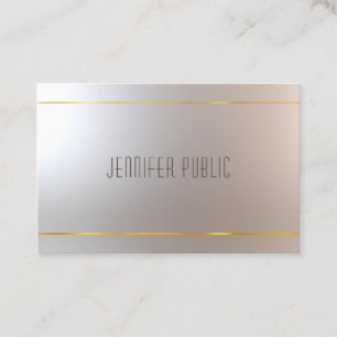 Tarjeta De Visita Hermoso diseño moderno profesional elegante simple
