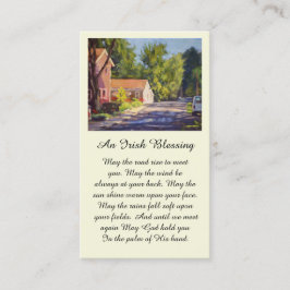 Tarjeta De Visita Hermoso Escenario Callejero de la Comunidad de Els