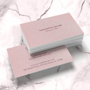 Tarjeta De Visita Hermoso fondo brillante de color rosa claro