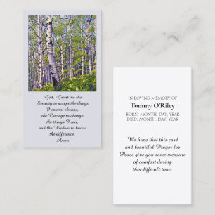 Tarjeta De Visita Hermoso irlandés bendiciendo morado verde
