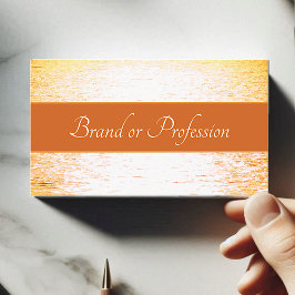 Tarjeta De Visita Hermoso océano con elegante belleza de la puesta d