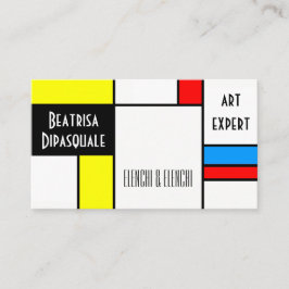 Tarjeta De Visita Hermoso personalizable único de arte moderno