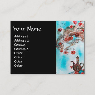 Tarjeta De Visita HERRAMIENTA TURCA TALE Belleza oriental, moda, joy