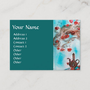 Tarjeta De Visita HERRAMIENTA TURCA TALE Belleza oriental, moda, joy