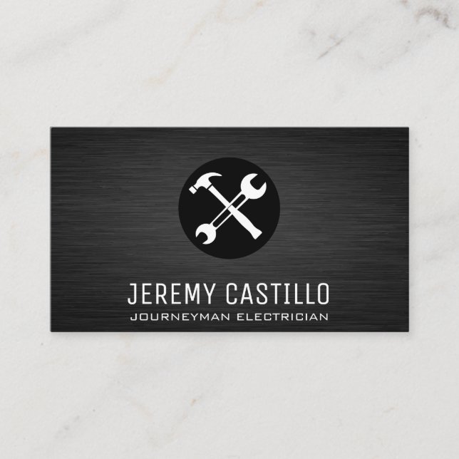 Tarjeta De Visita Herramientas | Construcción de equipos (Anverso)