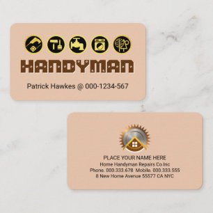 Tarjeta De Visita Herramientas creativas de MANITAS 