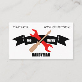 Tarjeta De Visita Herramientas cruzadas y controlador de banners Han