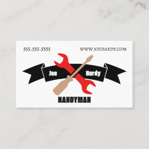 Tarjeta De Visita Herramientas cruzadas y controlador de banners Han
