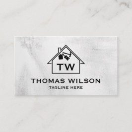 Tarjeta De Visita Herramientas de carpintero de mano de construcción