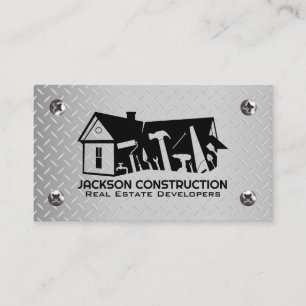 Tarjeta De Visita Herramientas de Construcción Constructor de Vivi