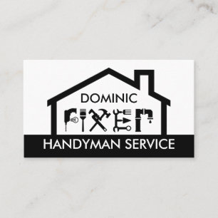 Tarjeta De Visita Herramientas de construcción para el hogar