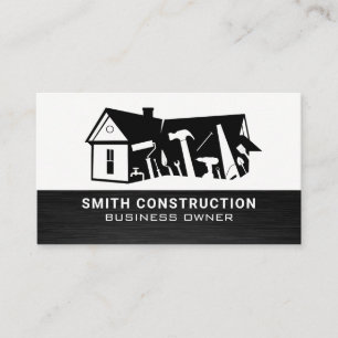 Tarjeta De Visita Herramientas de construcción   Renovaciones del ho