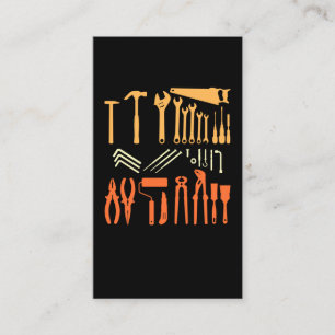 Tarjeta De Visita Herramientas de Garaje para artesanos de época Da