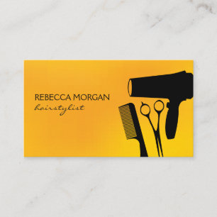 Tarjeta De Visita Herramientas de Hairstylista
