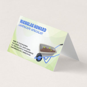 Tarjeta De Visita Herramientas de jardinería   Landscaper