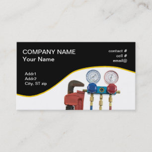 Tarjeta De Visita Herramientas de la HVAC