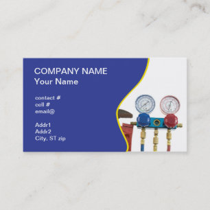 Tarjeta De Visita Herramientas de la HVAC