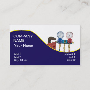 Tarjeta De Visita Herramientas de la HVAC