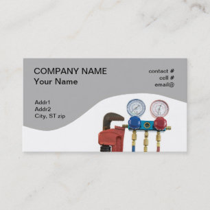 Tarjeta De Visita Herramientas de la HVAC