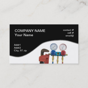 Tarjeta De Visita Herramientas de la HVAC