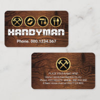 Herramientas de MANITAS atornilladas en madera