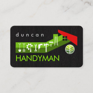 Tarjeta De Visita Herramientas de Mano de Construcción Ecológica Pai