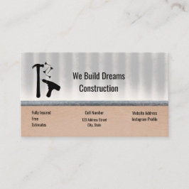 Tarjeta De Visita Herramientas de remodeladores de construcción