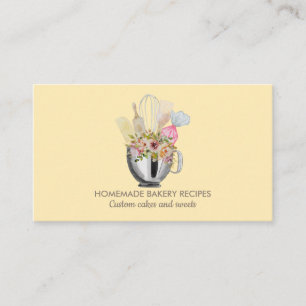 Tarjeta De Visita Herramientas manuales de pastelería para catering 