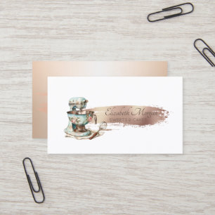 Tarjeta De Visita Herramientas manuales para pastelería con pincelad